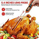 Термометр для м'яса ThermoPro TP-15H (від -50 до 300 oC) зі щупом із неіржавкої сталі в водонепроникному корпусі, фото 5