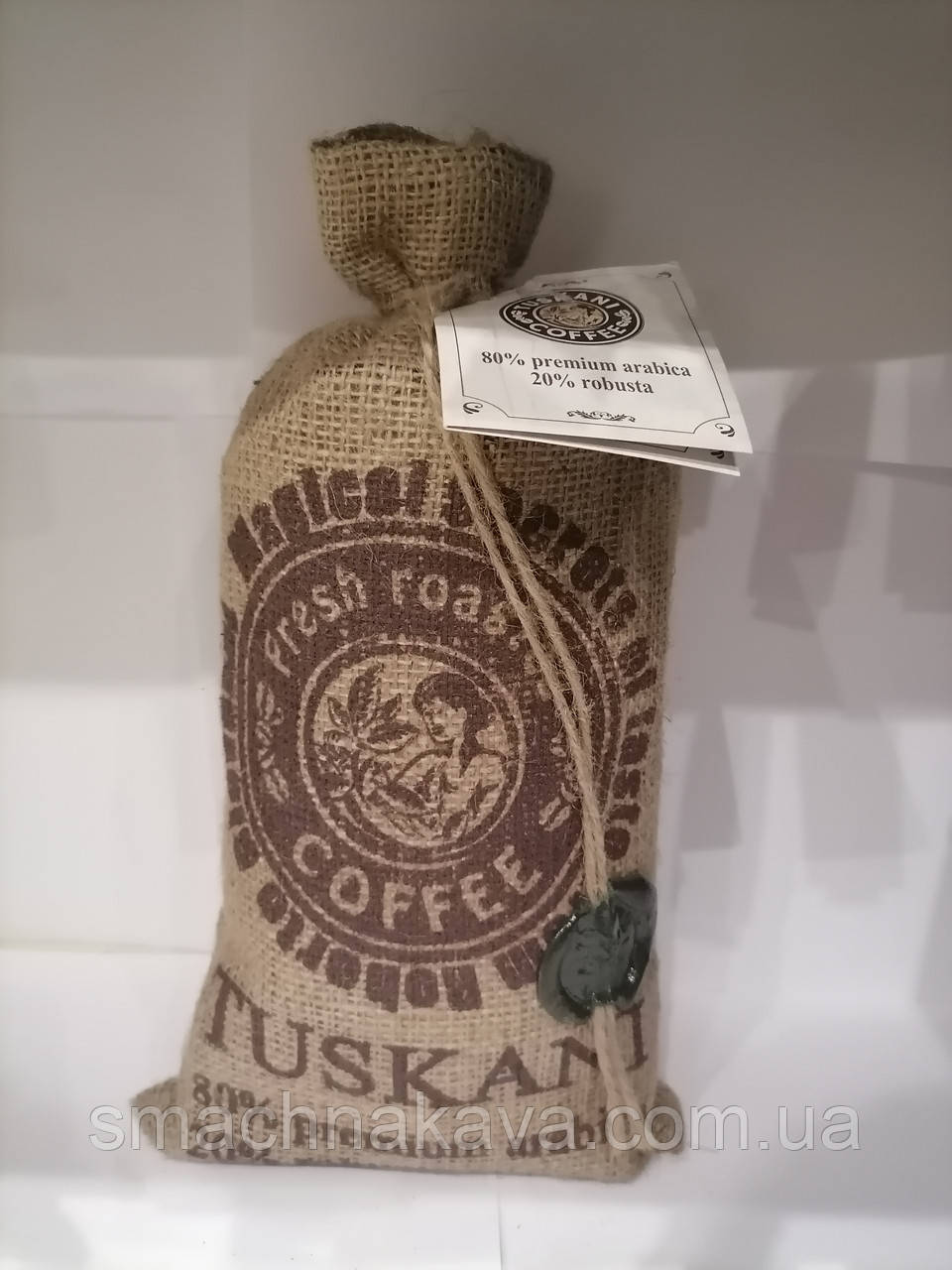 Кофе в зернах Tuskani 80/20 1 кг Италия 80% арабика - фото 2 - id-p774085642