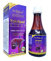 Сироп Якритджит 200мл - захворювання печінки, жовтяниця, кислотність, анемія, анорексія, диспепсія відчуття печіння