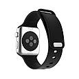 Силіконовий ремінець Promate Rarity-42ML для Apple Watch 42-44 мм Black (rarity-42ml.black), фото 2