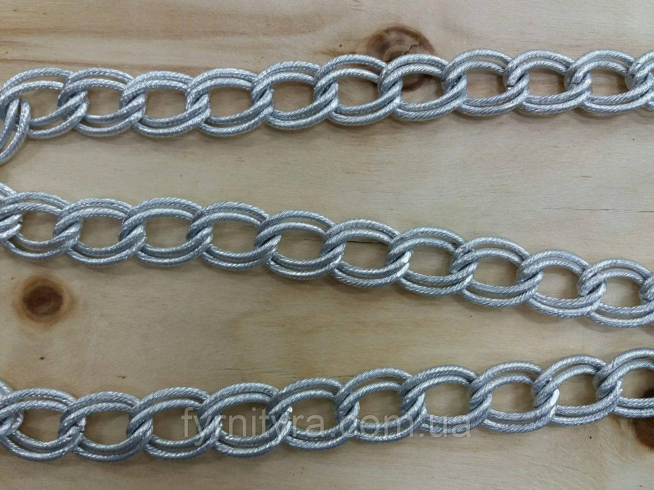 Ланцюг декоративний CCH 0331 silver 28 мм х 29 мм