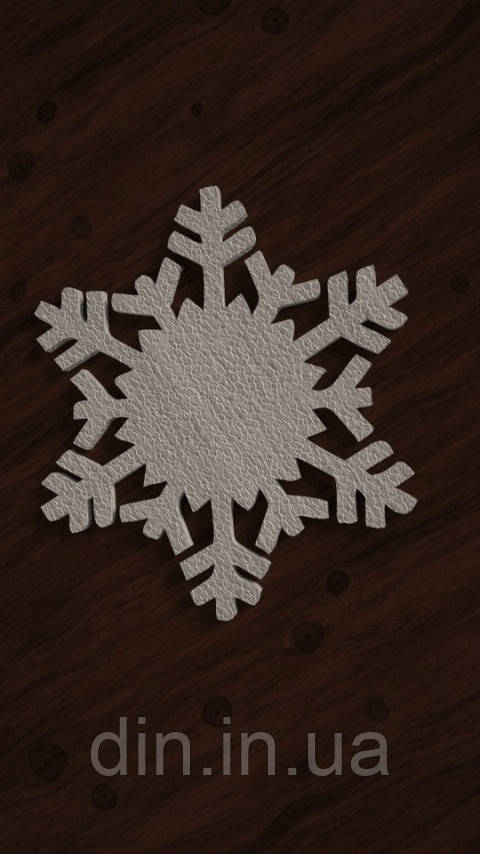Сніжинка No6 200*200 мм (5 шт. в пакованні), фото 1
