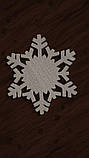 Сніжинка No6 100*100 мм (10 шт. у пакованні), фото 2