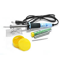 Набір для паяння, паяльник, припій, каніфоль, підставка жало ZD 920A 30W