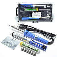 Набір для паяння ZD-972B паяльник, олововідсмоктувач, припій,