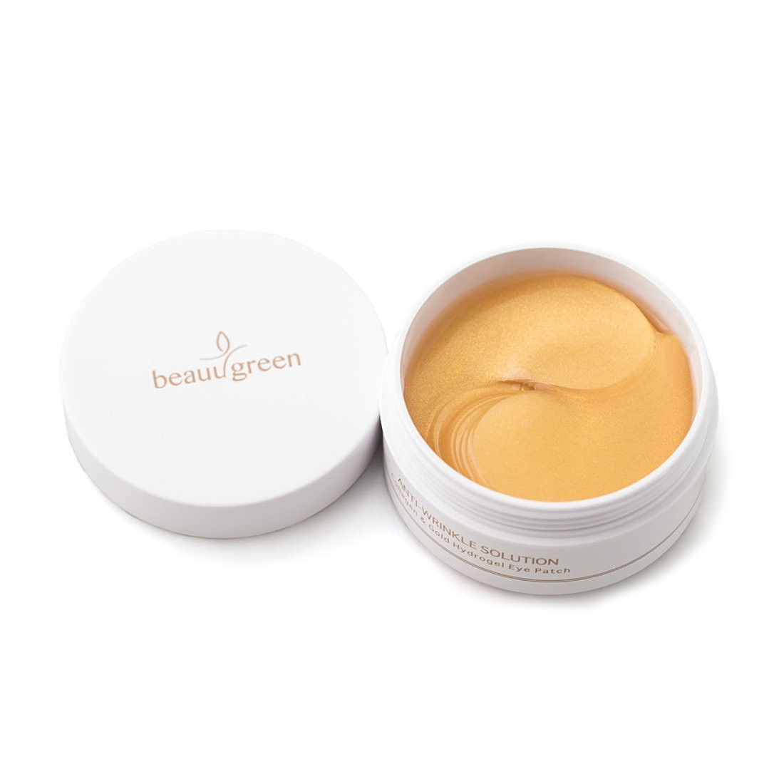 Гідрогелеві патчі для очей з колагеном і золотом BeauuGreen Collagen & Gold Hydrogel Eye Patch 60 шт, фото 1