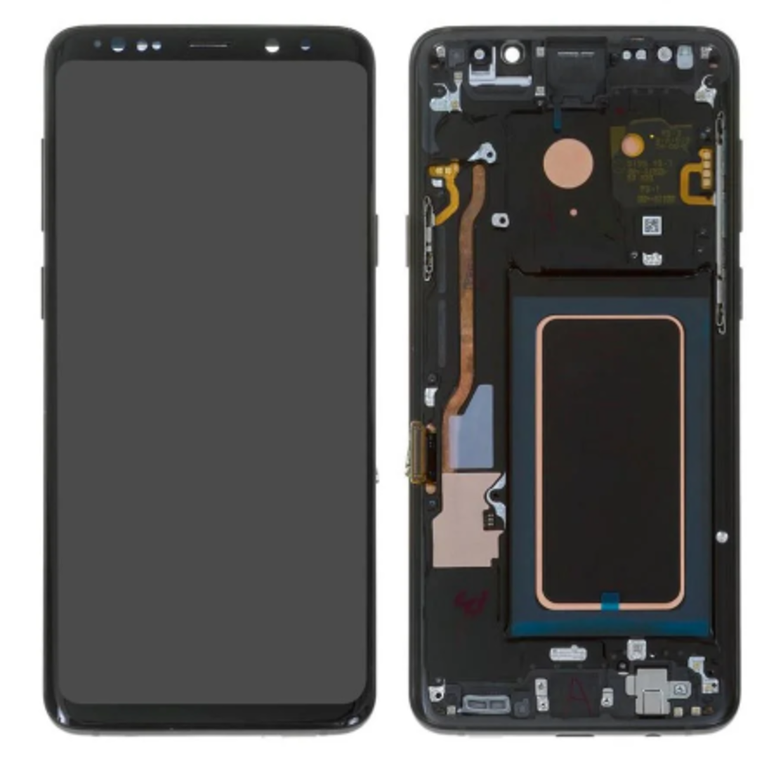 Модуль для Samsung Galaxy S9 Plus, Samsung G965, чорний, дисплей + сенсор, фото 1