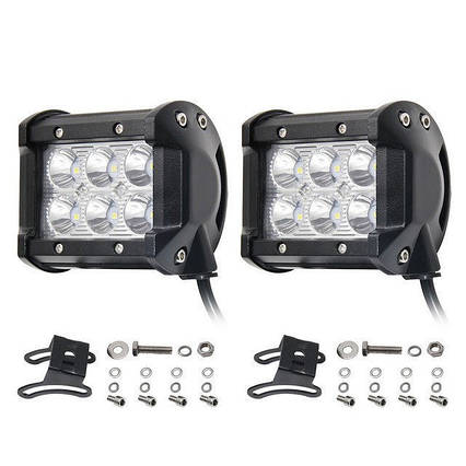 Автомобільна фара LED на дах (6 LED) 5D-18W-SPOT, фото 2