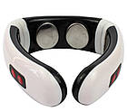Електростимулятор масажер для шиї фізіотерапія Cervical vertebra Neck Massager, фото 5
