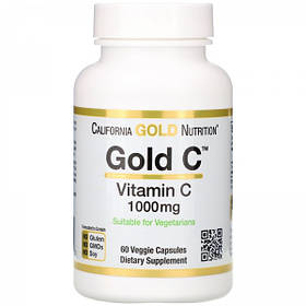 California Gold Nutrition Vitamin C 1000 mg (60caps)