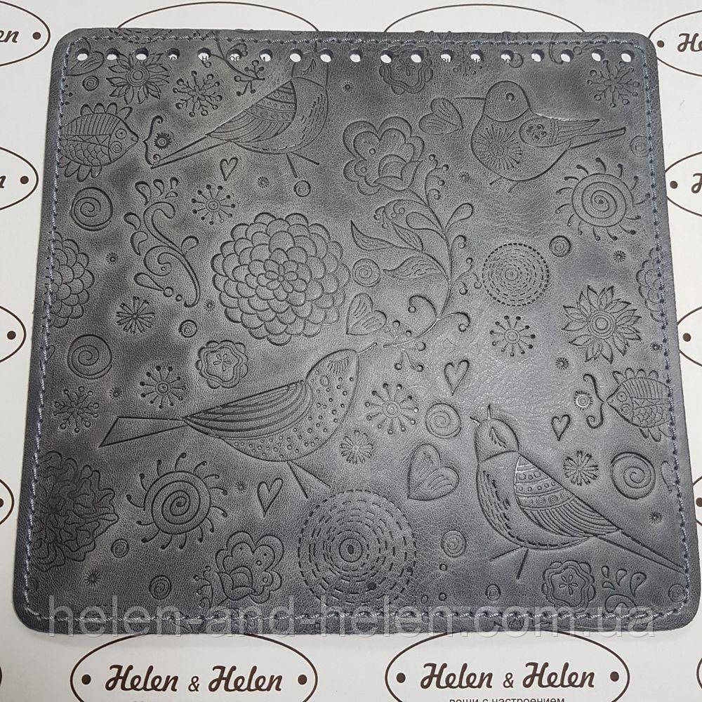 Клапан 20х19 "Пташки". Колір "Сірий"., фото 1