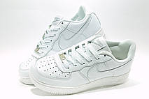 Білі кросівки Nike Air Force 1 low White, фото 5