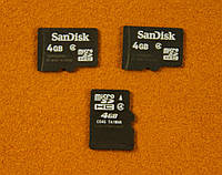 Карта памяти microSD SanDisk 4 Gb