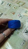 Акриловая нитка для вышивки. 5 г. Цвет - синий