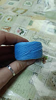 Акрилова нитка для вишивки. 5 г. Колір блакитний