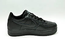 Кросівки унісекс Nike Air Force 1 Low Black, фото 5