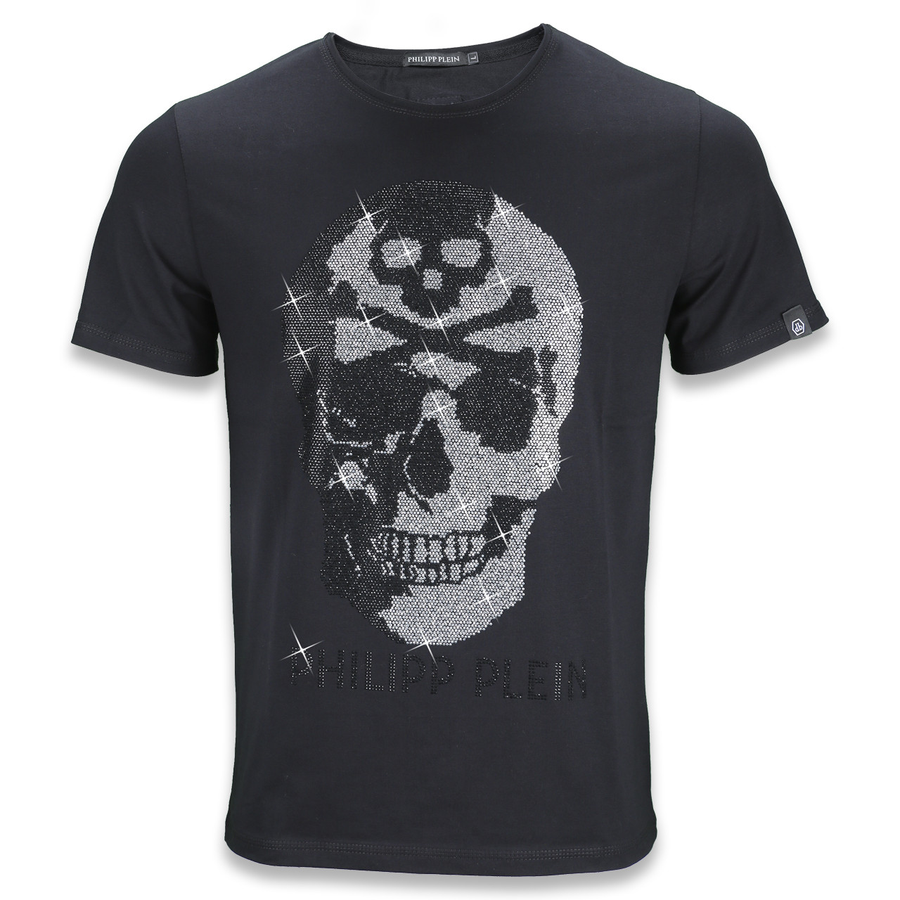 Футболка чорна PHILIPP PLEIN зі стразами #53 BLK M (Р) 21-802-020, фото 1