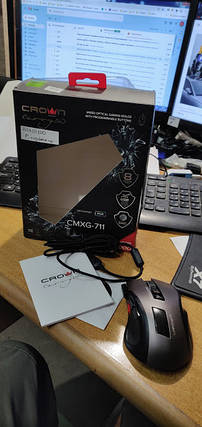 Ігрова оптична миша Crown Titan CMXG-711 USB № 202610100, фото 2