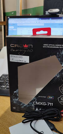 Ігрова оптична миша Crown Titan CMXG-711 USB № 202610100, фото 2