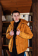 Куртка зимова оверсайз коротка вохра чоловіча жіноча Київ