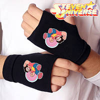 Митенки перчатки без пальцев Вселенная Стивена "Стивен Кварц" / Steven Universe