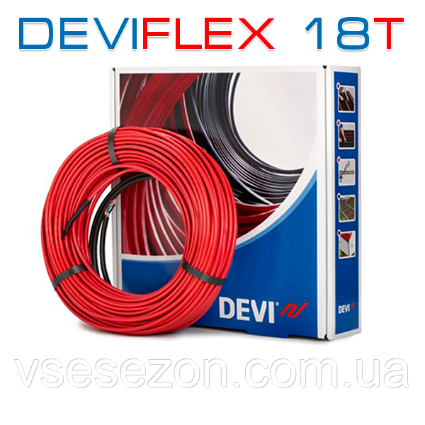Кабель DEVIflex 18T (двужильний) для стягування від 3 см