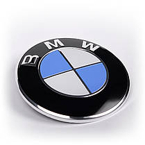 Емблема BMW БМВ 82 мм значок бмв E39 E53 E60 E46 E36 E34 E90 E65 E66 E70 Значок на капот, багажник, фото 3