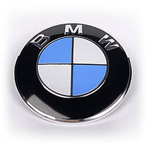 Емблема BMW БМВ 82 мм значок бмв E39 E53 E60 E46 E36 E34 E90 E65 E66 E70 Значок на капот, багажник, фото 4