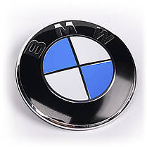 Комплект емблем БМВ (BMW) 78 та 82 мм для E39 E53 E60 E36 E34 E46 E90 E65 E66 E70 на капот багажник - - комлект 2 штуки, фото 5
