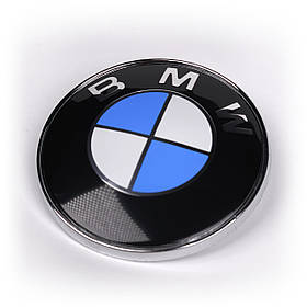 Емблема BMW (БМВ) 74 мм E30, E34, E38, E39, E46, E53, E60 - Значок на капот