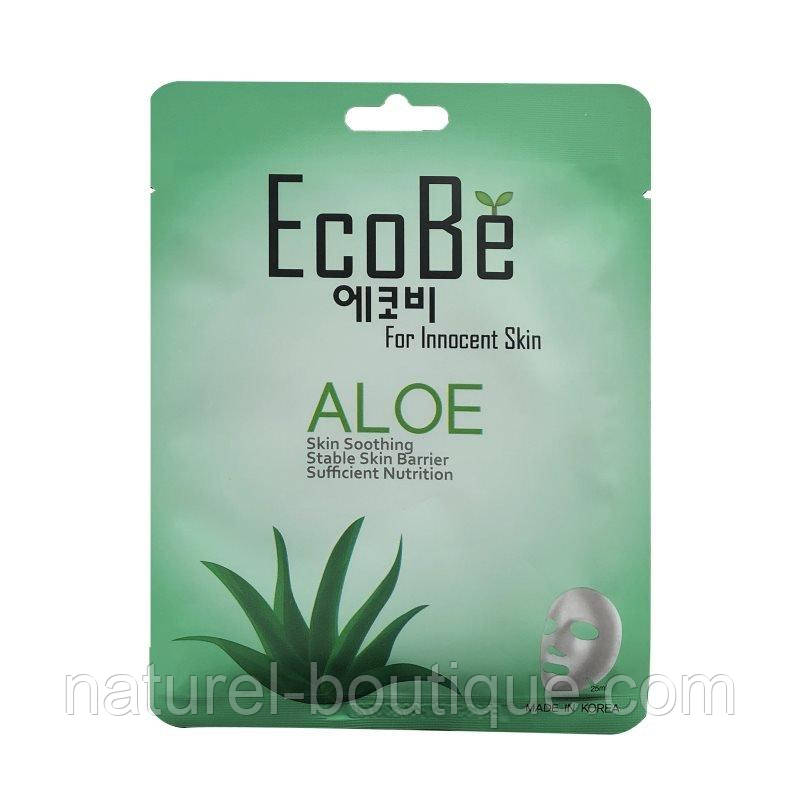Тканинна маска для обличчя EcoBe Aloe Mask