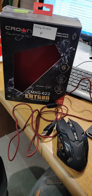 Ігрова оптична миша Crown Katana CMXG-622 USB № 202610104