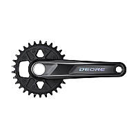 Шатуни SHIMANO Deore FC-M6100-1 30T (1х12 швидкостей) з інтегрованою віссю