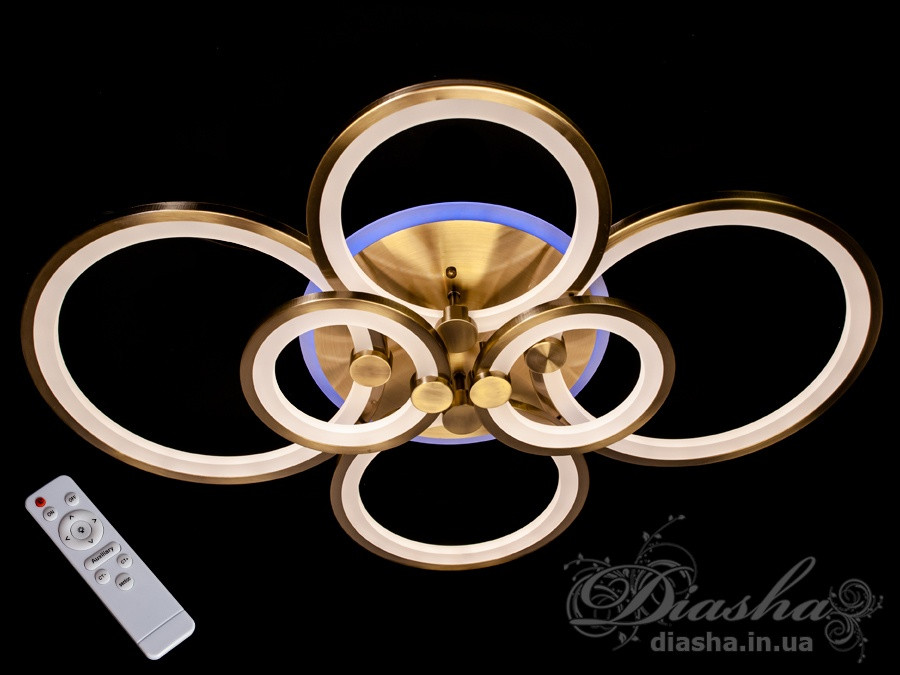 Світлодіодна люстра Diasha MX2280/6BR LED 3color dimmer