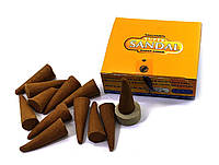 Благовония конусы Super Sandal "Сандал" dhoop cones Satya