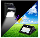 Вуличний ліхтар LED Solar Motion Sensor Light На сонячній батареї без датчика руху, фото 3