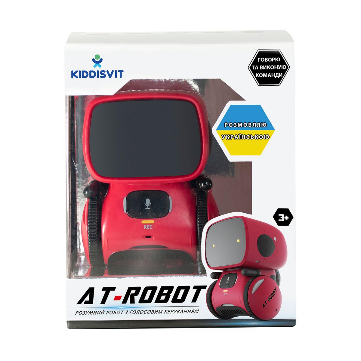 Интерактивный робот с голосовым управлением AT-Robot красный на украинском языке (AT001-01-UKR) - фото 3 - id-p1288198066
