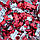 Конфетті-Метафан ЛК612 Червоно-Срібний 2х6 1кг, фото 3