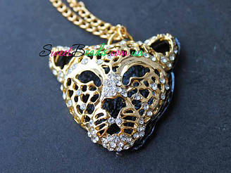 Кулон Тигр об'ємний, золото