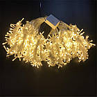 Світлодіодна гірлянда штора LED 156 лампочок із конектором: розмір 2х1,5м (3 кольори в асортименті), фото 8