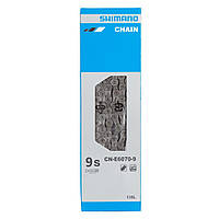 Ланцюг Shimano CN-E6070 SIL-TEC посилений, для електровелосипедів, 138 ланок (9 швидкостей)