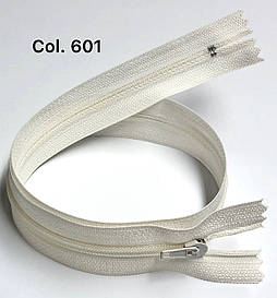 Молния плательная Молоко 50см Тип3 спиральная неразъемная