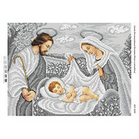 Схема для вишивки бісером "Ісус в колисці (срібло)" (БСР-3220)
