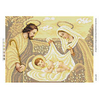 Схема для вишивки бісером "Ісус в колисці (золото)" (БСР-3219)