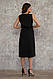Сукня жіноча чорна у діловому стилі, фото 5