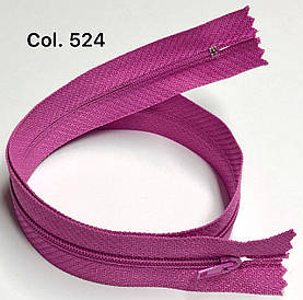 Блискавка плательні Брудно рожевий 50см Тип3 спіральна нераз'емна