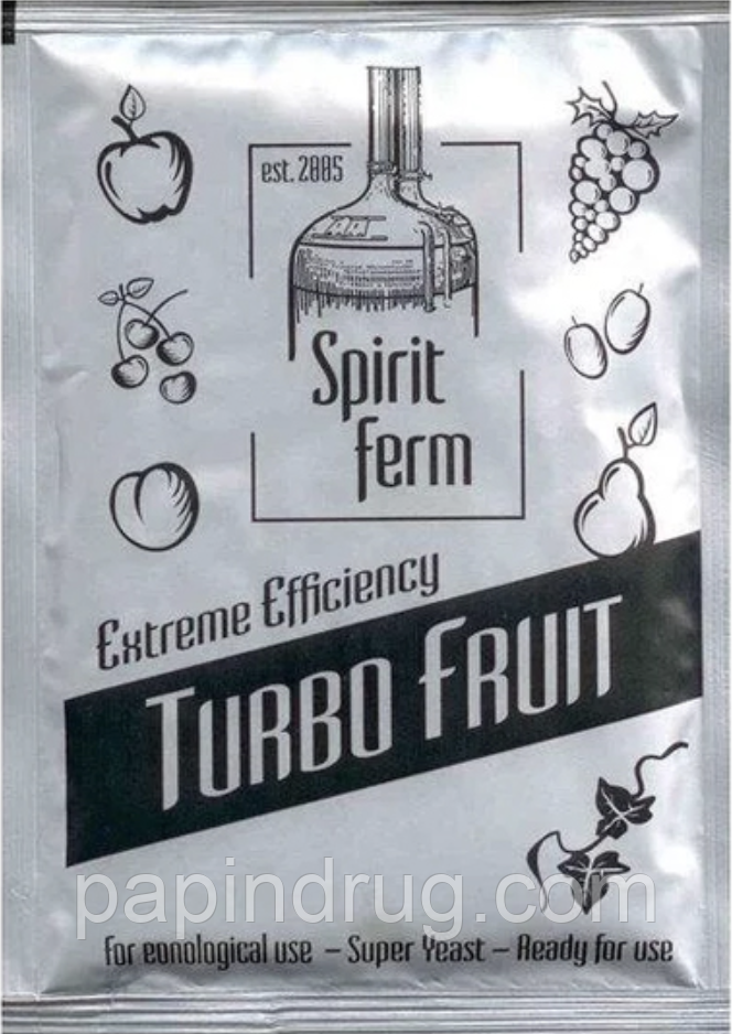 Дріжджі для фруктових браг SpiritFerm Turbo Fruit 40g