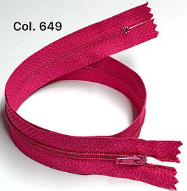 Блискавка плательні Малина 50см Тип3 спіральна нераз'емна