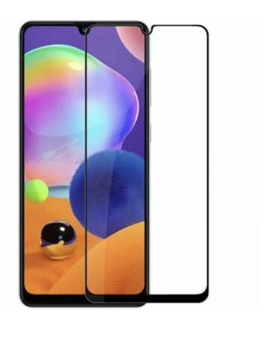 Захисне скло для Samsung A315 Galaxy A31 2020, full glue, колір чорний, фото 1