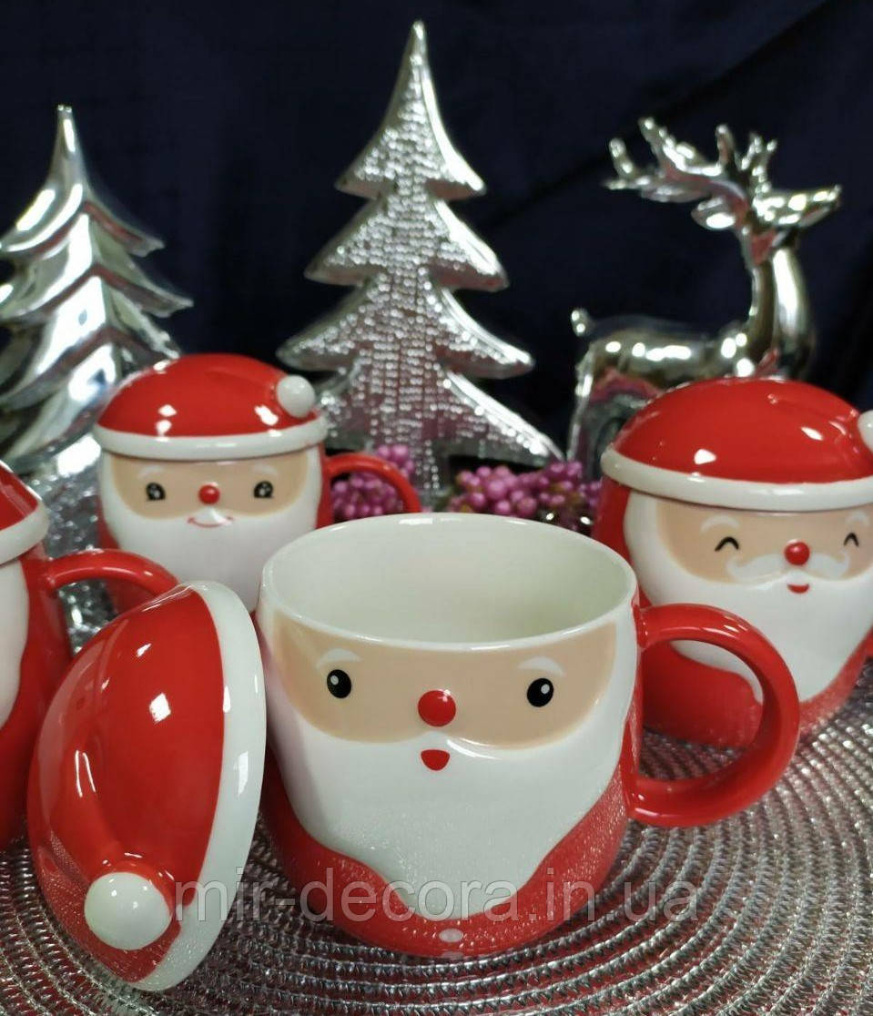 Чашка з кришкою "Морозко" 400 мл, фото 1